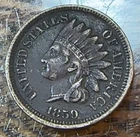 1859 Indian Cent Dark XF Details @ A Fraction of Greysheet CHRC