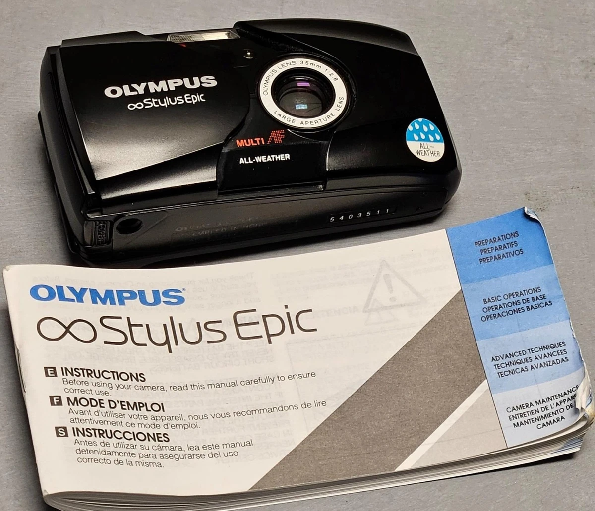 Olympus Stylus Epic for sale - eBay