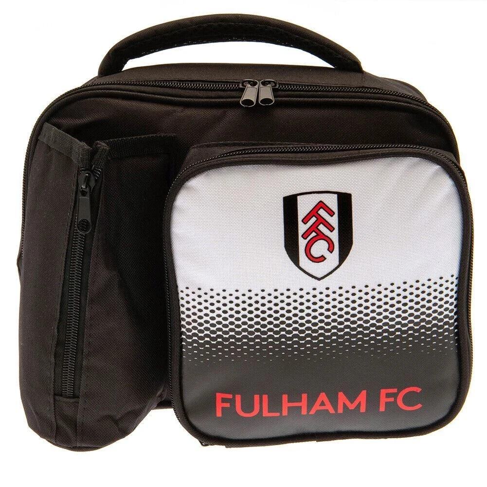 Fulham FC Lunch Bag Fade With Bottle Holder Office School Gift Official Licensed