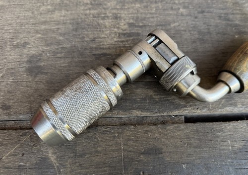 Vintage Rare Stanley No 73 Ratchet 5” Sweep Hand Brace Hand Drill Auger Old Tool - Picture 8 of 15