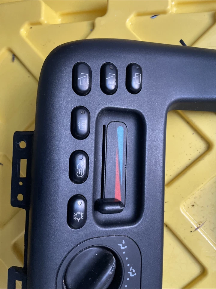 Dodge Caravan control de temperatura de clima aire acondicionado bisel térmico embellecedor 96-00 Town Country Voyager Foto 3 de 4