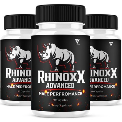(3 Pack) Rhinoxx Advanced Performance, Rhinoxx Energy Capsules (180 Capsules)