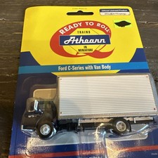 Athearn Ho Scale 02743 Ford C-series Wvan Body - Box Truck Blue 187 Nip