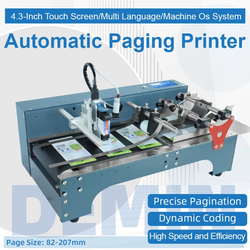 Automatic Mini Page Printing Machine Production Date Barcode Batch Number