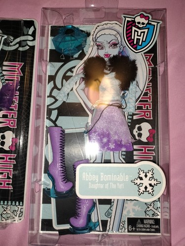Monster High Abbey Bominable Doll Lot Unopened Boxes G1 - Picture 19 of 21