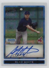 2009 Bowman Draft Prospects Chrome X-Fractor 184/225 Alex White #BDPP90 Auto 2f9