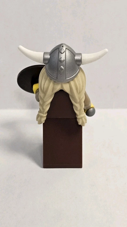 Lego Series 7 minifigura colecionável mulher viking 8831 CMF aposentada - Imagem 2 de 4