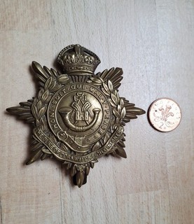 1920s Duke of Cornwall's Light Infantry DCLI 2nd Bn Valise Star Badge Slider