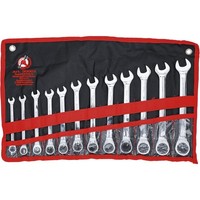 RatschenringschlüSsel Set Sw 8-19 Mm Maul-Ring Gabel-Ring RatschenschlüSsel Satz
