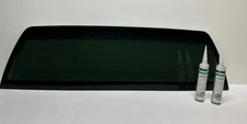 Fits: 1994-2005 Chevy S10 Pickup Back Glass Window Stationary Dark Tinted