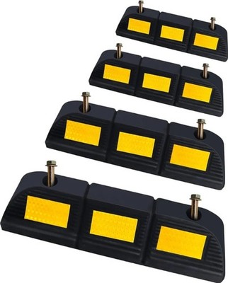 Parking Stopper for Garage Parking Aid 4 Pack Block, Car Truck Curb 3.3 H 4pcs