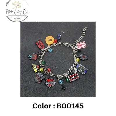 OLALACLAYCO Charm Bracelet for Women, Stranger Things and Avatar Airbender Theme