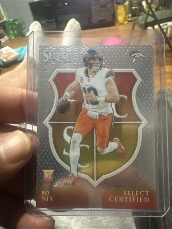 2024 Panini Select - Select Certified Rookies Bo Nix #4 (RC)
