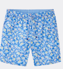 Peter Millar Tackle The Day Swim Trunk In Marina Blue, Large