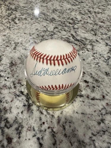 Ted Williams Autographed Baseball Authentic Signed Ball