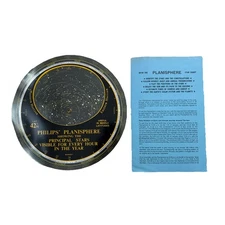 VTG Philips Planisphere Star Chart w/ Sleeve For Latitude 42 N 