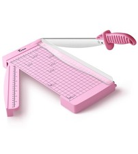 12" Guillotine Cutter with Ruler, Compact Heavy Duty 12-Capacity Trimmer for ...