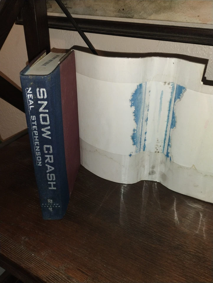 SNOW CRASH - 1ST. ED. 1st PRINTING BY NEAL STEPHENSON - Image 2 of 4