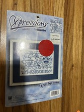 NEW SEALED EXPRESSIONS BY BUCILLA 42487 WELCOME BLUEWORK