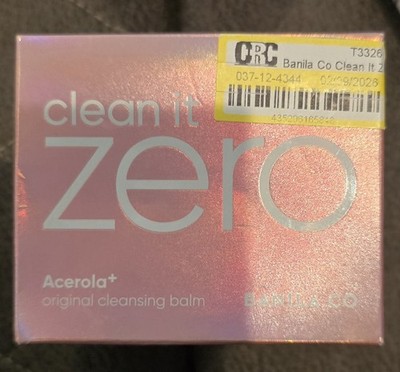 Banila Co Clean It Zero Acerola Cleansing Balm Face Cleanser