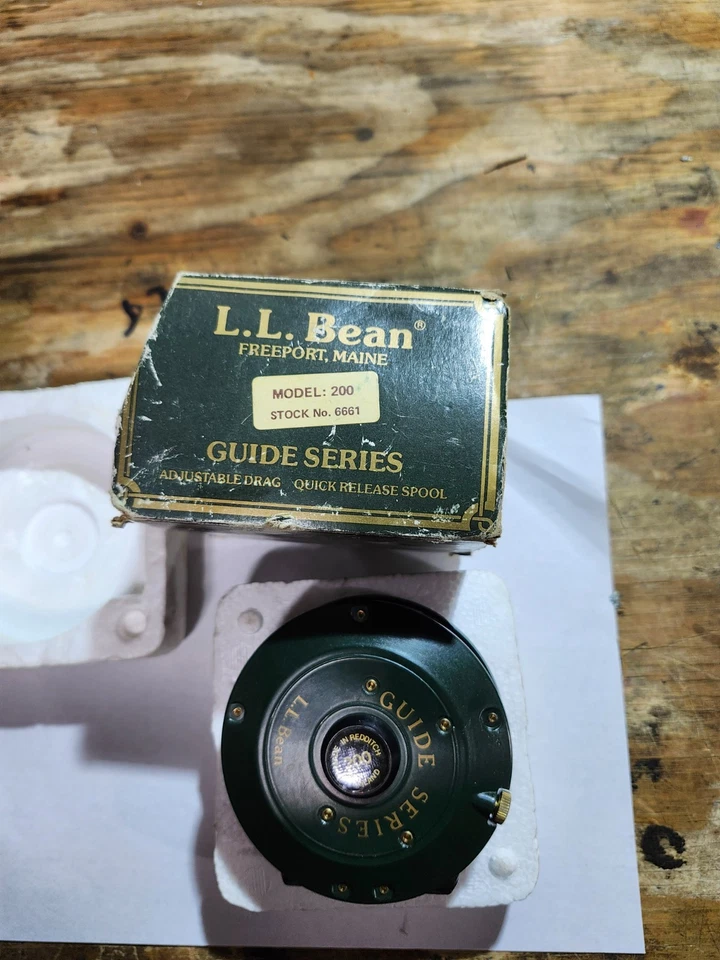 Carretel L.L Bean Redditch England Guide Series 200 LEIA!!! - Imagem 2 de 4