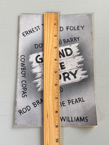 Vintage Grand Ole Opry Souvenir Program Oklahoma City OK 1949 Country Music - Picture 2 of 12