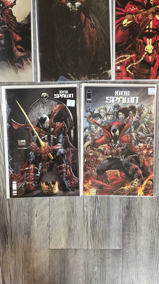 King Spawn #1 VF/NM; Image Variant Comic Lot 8 Books McFarlane  - Image 4 of 4