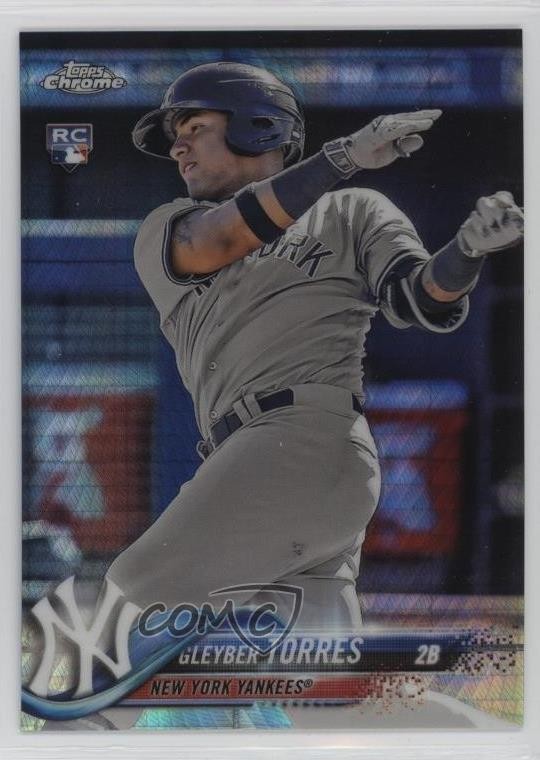2018 Topps Chrome Prism Refractor Gleyber Torres #31 jc3
