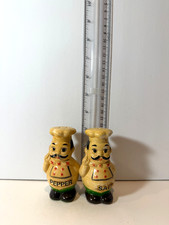 Vintage Hard Plastic Figural Chef/Cook Shot Glass Holder Caddy