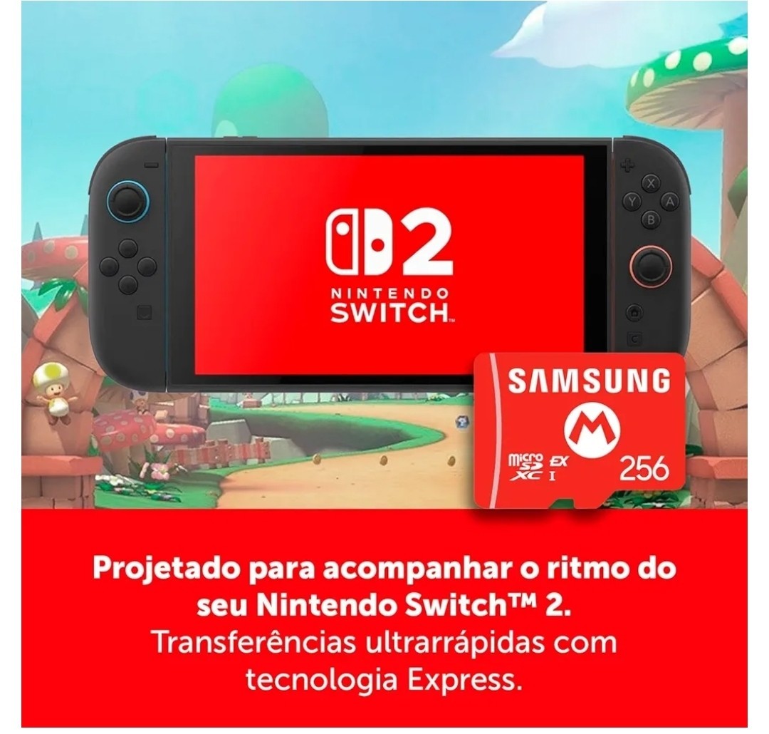 Nintendo Switch 2 Micro SD Express Card 256GB MARIO Edition