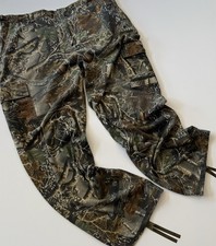 Cabela  s Seclusion 3D Men  s XL Camo Hunting Cargo Pants Cinch Waist And Hem Mesh