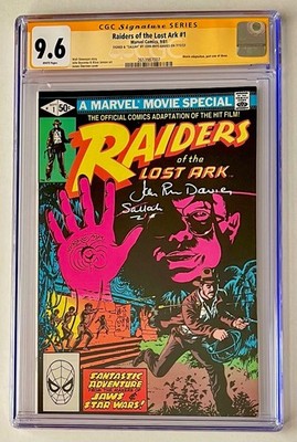 RAIDERS OF THE LOST ARK #1 1981   CGC SS 9.6   SIGNED JOHN RHYS-DAVIES  SALLAH 