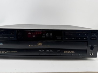 Sony Cdp-c515 5 CD Changer Carousel Player With Cables for