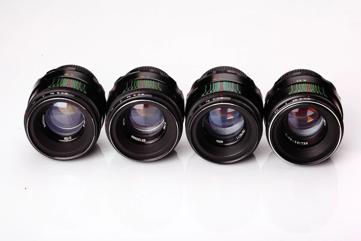 US Seller Helios 44-2 EXC 58mm f2 Russian portrait Lens DSLR M42 