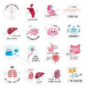 350 Nurse Healthcare Medical Vinyl Sticker Laptop Water Bottle Sticker Decal