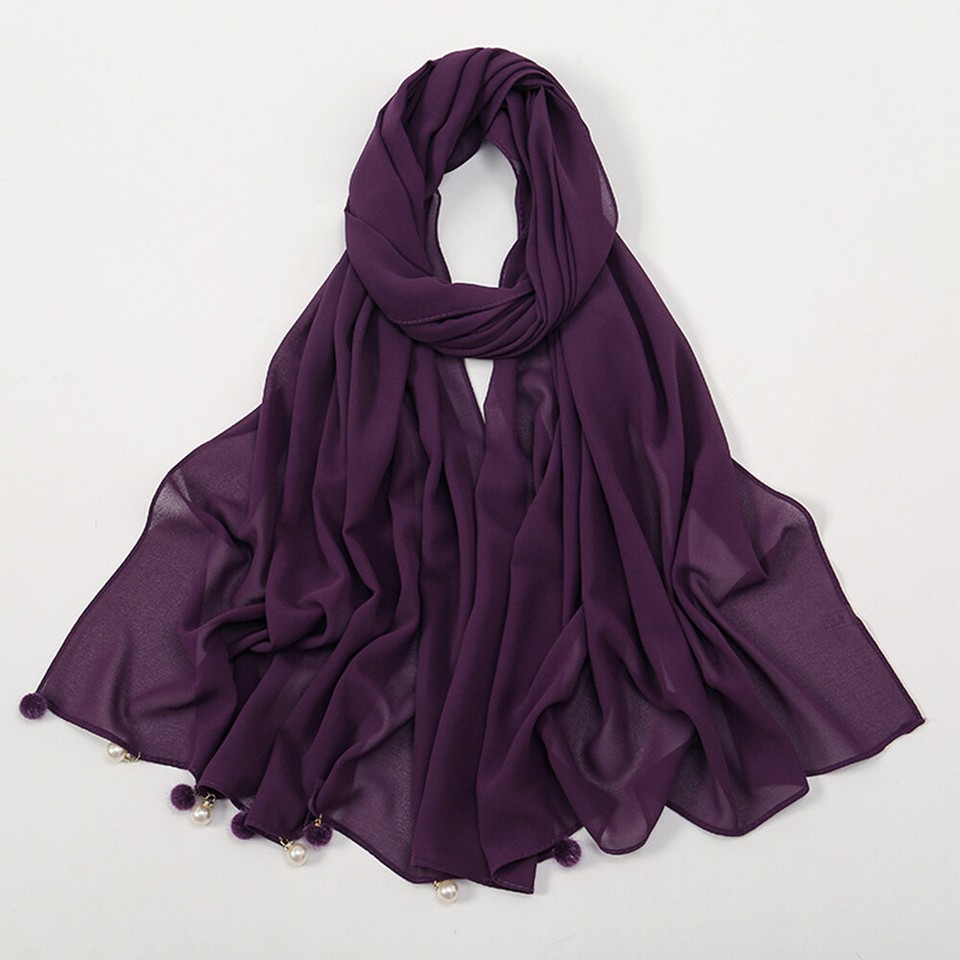 Linqin Chiffon-Cover-up Für Frauen – Mit Quasten, UV-Schutz, Leicht Und Schnell Trocknend