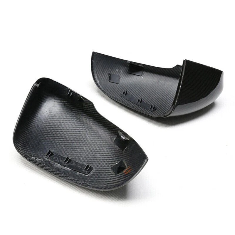 Tapa de cubierta de espejo retrovisor lateral de coche de fibra de carbono para Jaguar XE XF XK XJ I-PACE 2009-2023 Foto 4 de 4