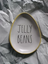 *NEW* Rae Dunn Jelly Beans Yellow Oval Plate
