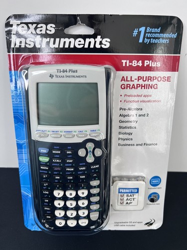 Texas Instruments TI-84 Plus All-Purpose Graphing Calculator NEW