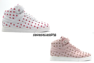 pink high top filas