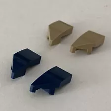 LEGO parts 29120 + 29119 Left And Right (2pcs) Wedge 2x1x2/3