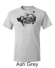 BMW R75 Sidecar Drawing Printed on Men's Shirt.  FREE SHIPPING !!! 