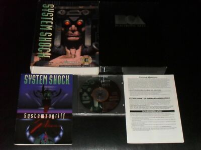 SYSTEM SHOCK 1 CD-ROM ENHANCED EDITION 1994 - ORIGIN - LOOKING GLASS - PC SPIEL