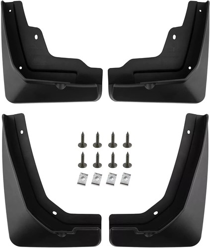 FOR 2017-2024 Cadillac XT5 Genuine Front & Rear Molded Splash Guards Mud Flaps - Picture 4 of 8