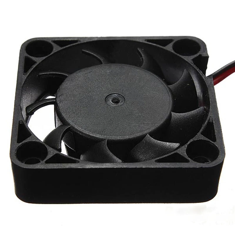 12V 2 Pin 40mm Computer Cooler Small Cooling Fan PC Black Heat sink B16 - Image 2 of 3