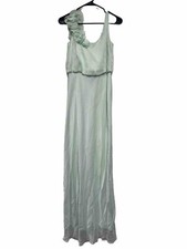 Adrianna Papell Light Green Long Designer Dress Size 4 Woman’s Formal