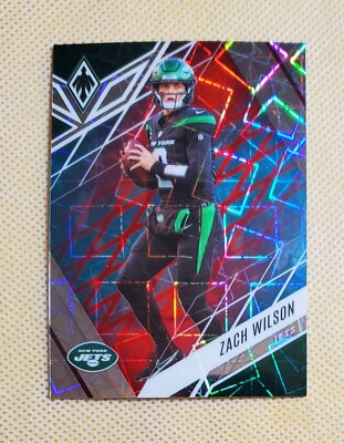 #ad #ad 36 50 Zach Wilson 2022 Panini Phoenix Fire amp; Ice Lazer Laser #12 Jets $9.88