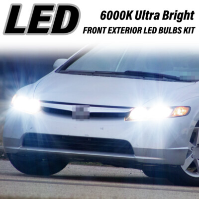 Faros LED HIGH / LOW Beams + luces antiniebla para for Honda Civic 2006 - 2015