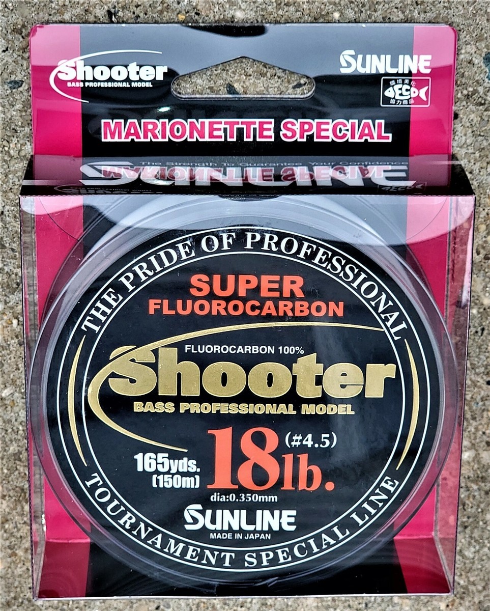 SUNLINE Super 100 Fluorocarbon Shooter 20lb Clear 165yds Spool
