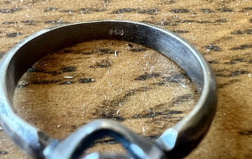 Natural Herkimer Diamond Ring 925 Sterling Silver Artisan Prong Setting Size 6 - 第 4/4 張圖片